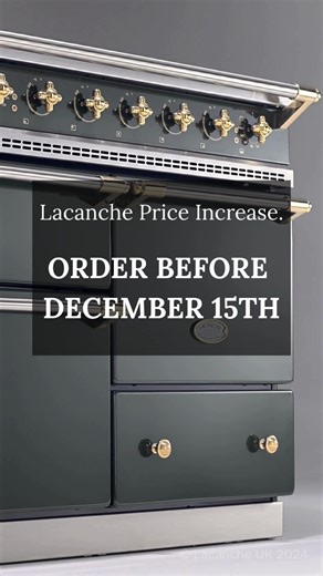 Beat the price increase on the superb Lacanche UK range cookers Visit our website www.derwas.co.uk | Derwas of Welshpool