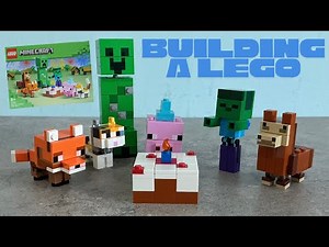 Building a Minecraft Lego set