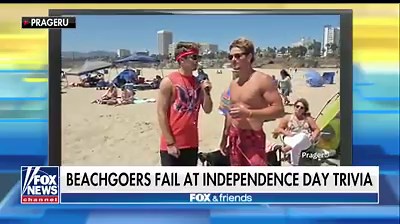 Why do we celebrate on July 4th? Watch these beachgoers fail epically at Independence Day trivia