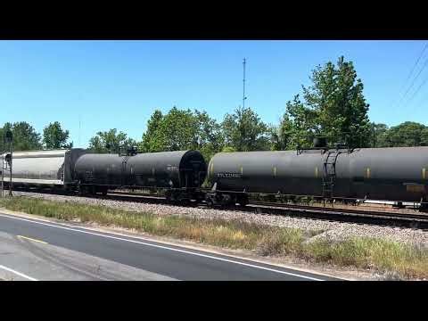 CSX 5492 Leads CSX L612-21 NB Local Train Thru New Hope SC Running LHF