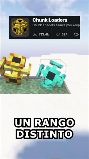 Chunk Loaders Mod #minecraft #clips #minecraftmods #shorts