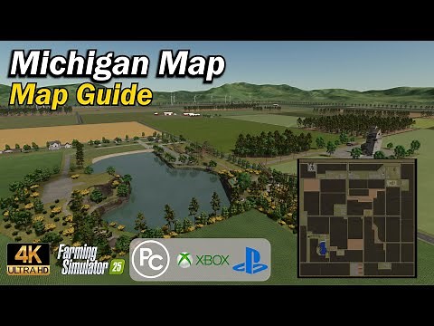 Michigan Map | Map Guide | Farming Simulator 25