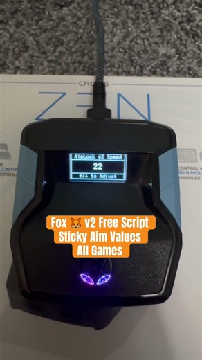 Cronus Zen FOX v2 Sticky Aim Assist Values (Free Zen Script)