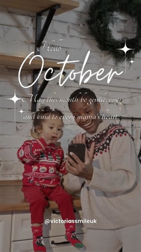 Victoria’s Smile UK on Instagram: "Hello October! A brand-new month, a fresh chance to embrace joy, growth, and new beginnings. May this month bring you peace, laughter, and reasons to be grateful every single day. 💛 What’s one thing you’re looking forward to in October? Drop it in the comments! #victoriassmileuk #ukmums #happynewmonth #newmonth #october #blackmumsuk #hellooctober #welcome"