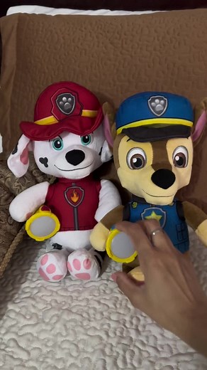 Paw Patrol Marshall and Chase Plush Toys for Kids