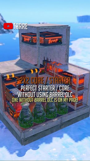 Cozy 2x2 CORE Starter Base in RUST