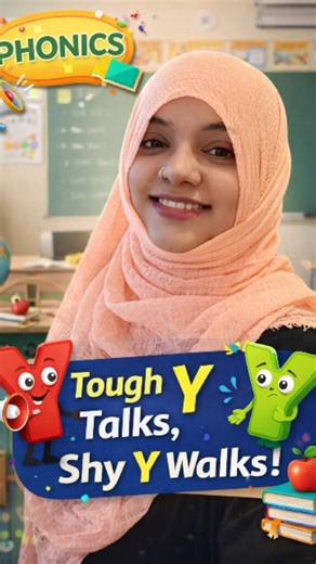 Bright Edge || Online Preschool & Phonics Academy 🏫 on Instagram: "Tough Y Talks, Shy Y Walks | Helping Kids Read with Confidence Are you passionate about teaching young minds? Do you want to become a confident, certified and professional educator? Join our Comprehensive Teacher Training Workshop Program designed especially for: ✔ Aspiring teachers ✔ Homemakers ✔ Tutors ✔ Preschool educators ✔ Anyone who wants to start a rewarding teaching career This workshop gives you: ✨ Step-by-step teaching