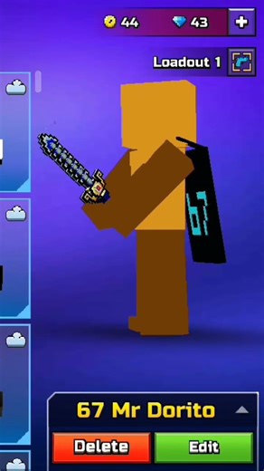 Pixel Gun 3D 67 Mr Dorito Skin #pixelgun3d #67k