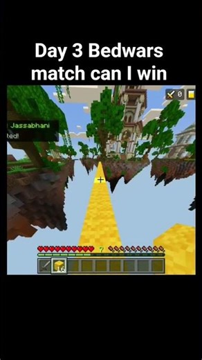 Day 3 Bedwars match can I win