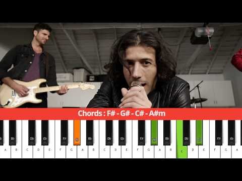 MAGIC! - Rude - Chords (Piano Tutorial)