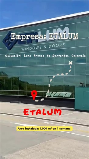 Éxito en Instalación de Cubiertas Autoportantes para ETALUM