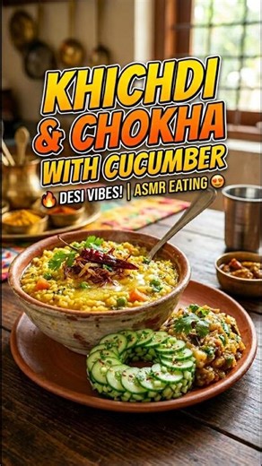 Khichri chokha 😍 #shorts #viral #trending #viralshorts #trendingshorts #recipe #food #cooking #cook