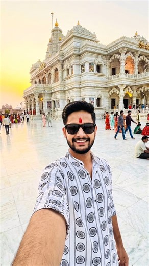 Prem mandir #viral #shortsviral #gemini #edit #tutorial #motivation