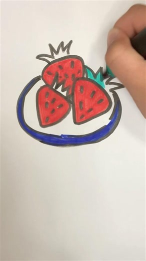 Can You Draw This Cute Strawberry? 🍓