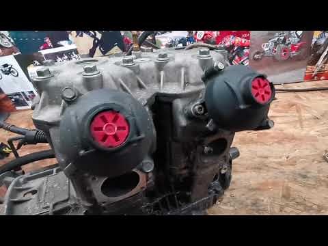 Skidoo 600R Engine Remove, Top End Disassemble