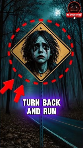 “If you ever see this sign while driving at night… don’t stop.” #didyouknow #creepy #horror