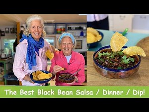 The Best Black Bean Salsa / Dinner / Dip!