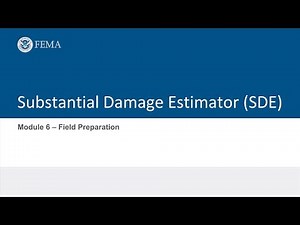 SDE Module 6 - Field Preparation