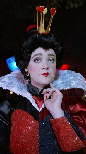 Meeting the Queen of Hearts was INSANITY! 😱 #disneyland #disney #shorts