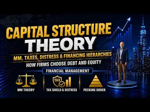 Capital Structure Theory: MM, Taxes, Distress, and Financing Hierarchies