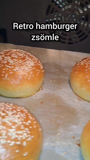 354K views · 4.8K reactions | Retro hamburger zsemle.. | Párperces Receptek | Facebook