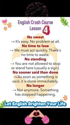 Lesson 4. "Let English brighten your life"