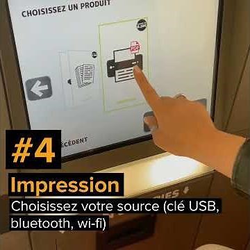 Comment faire une impression d'un document dans une cabine Office Lab ?