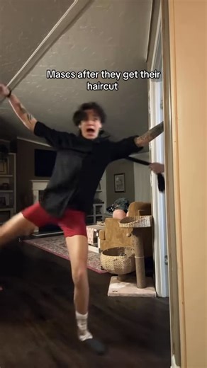 Sierra Locklear on Instagram: "Best feeling 😝 #wlw #masc #lesbian #haircut #gf"