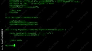 code background animated, tech background Stock Video