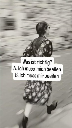 Reflexive Pronomen! Was ist richtig? #deutschlernen #deutsch #deutschkurs #grammatik #germany #dativ