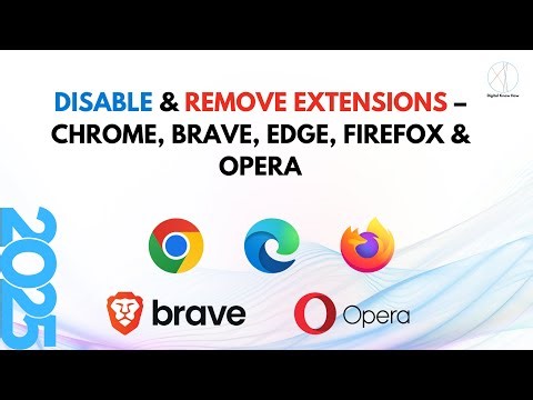 How to Disable or Remove Extensions | Brave, Edge, Chrome, Opera, Firefox
