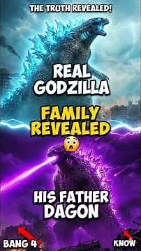 Godzilla's Real Father: Dagon! 🐲 | Why He Died? #explained #godzilla #viral