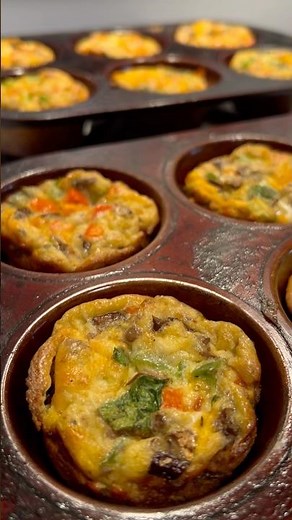 EASY HIGH PROTEIN + LOW CARB Egg Bites🔥🍳