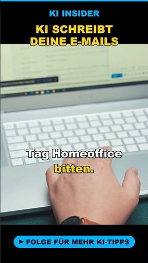 KI schreibt deine E-Mails in Sekunden – KOSTENLOS! #Shorts