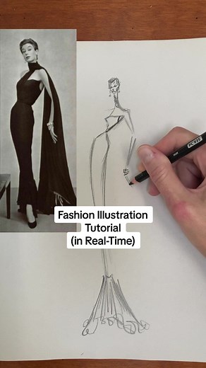 Fashion Illustration Tutorial (in Real-Time)