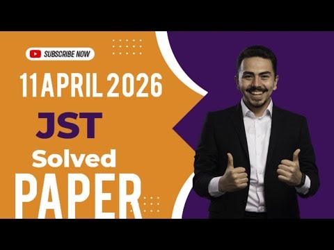 IBA STS Keys | Jst solved paper 11 april 2026 keys part 2