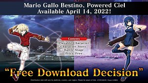 Melty Blood: Type Lumina DLC characters Powered Ciel and Mario announced