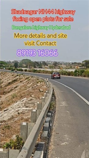 #hmda approval NH44 Shadnagar highway facing open plots for sale