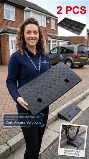 🚀 Leichte Bordsteinrampe – Barrierefreiheit einfach gemacht! ♿💪 Keine Stufe mehr zu hoch, keine Bordsteinkante mehr im Weg.#fyp #CarCare #Autopflege