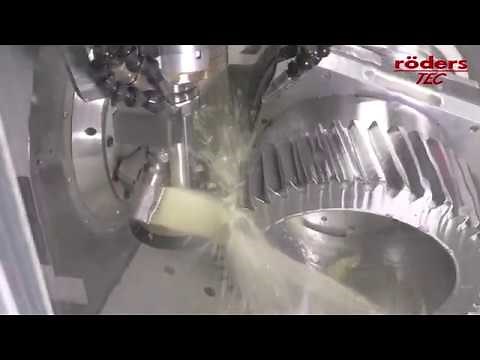 Production of a helical gear / Herstellung eines schrägverzahnten Stirnrads / RXP601DSH
