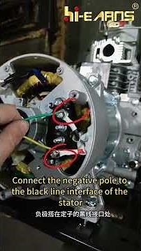 Generator Not Producing Power? Fix Motor Demagnetization Like This! #dieselmotor #tools