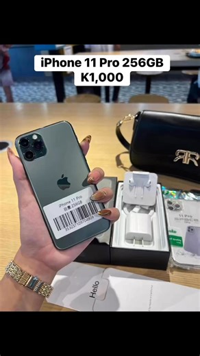 39K views · 522 reactions | iPhone 11 Pro 256GB Dual SIM | AVAILABLE IN POM  ️K1,000 Free deliveries within the city ✈️Free shipping nationwide ✈️ ✅Accepting payments in installments ‼️ Comes with | phone case, screen protector, lens protector & more  | Chrissy’s Corner | Facebook