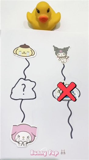Kuromi Picking Game? Ep.12 #sanrio #stickers #kuromi