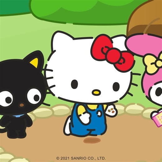 Hello Kitty on Instagram: "Flowers for everyone! Watch as Chococat plants flowers ALL over town in Hello Kitty and Friends Supercute Adventures 🌷🌼 Only on the #HelloKittyandFriends YouTube channel! Link in bio!"