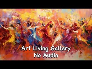 TV Wall Art Slideshow | Dynamic Expressions: Action Painting Abstract (No Sound)