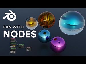 Making Shaders / Materials in Blender 3D Using Nodes! (2023)