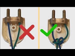 how to connect the two pin plug of electric wire | 2 pin plug connection | electric plug connections