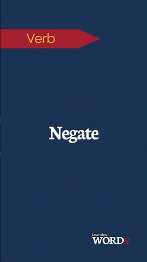 Negate | To nullify, invalidate, or make something ineffective