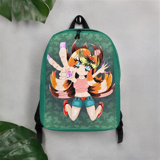 Anime Girl Backpack • Manga Art, Kawaii Style • Limited Edition - Etsy