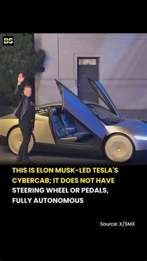 Business l Startup l Entrepreneurship | Elon Musk-led American EV Giant Tesla's 'Cybercab' is a dedicated, fully autonomous robotaxi designed without a steering wheel, pedals, or... | Instagram